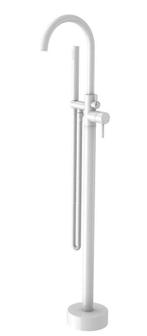 White vrijstaande badkraan H=112 cm mat-wit, Doe-het-zelf en Bouw, Sanitair, Ophalen of Verzenden, Nieuw