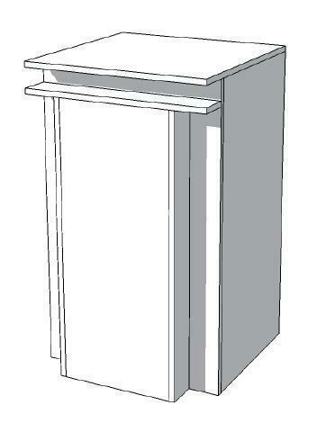 *TIP* U-Frame Thin C-PUT-012 Toonbank, Zakelijke goederen, Kantoor en Winkelinrichting | Winkel en Inventaris, Ophalen of Verzenden