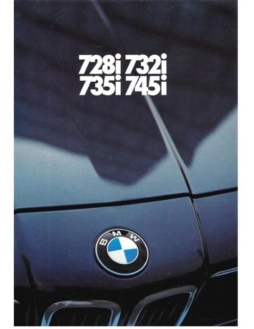 1981 BMW 7 SERIE BROCHURE NEDERLANDS, Livres, Autos | Brochures & Magazines, Enlèvement ou Envoi
