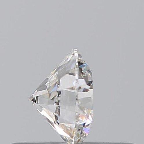 1 pcs Diamant (Naturelle) - 0.31 ct - Rond - D (incolore) -, Handtassen en Accessoires, Edelstenen