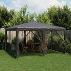 vidaXL Partytent met 8 mesh zijwanden 4x4 m HDPE, Tuin en Terras, Partytenten, Verzenden, Nieuw