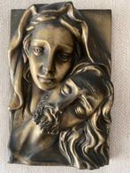 Fracaro - Reliëf, Pietà - 27 cm - Gepatineerd brons, Antiquités & Art, Antiquités | Livres & Manuscrits