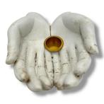 Wierookhouder Twee Witte Handen – Sereniteit en Balans, Ophalen of Verzenden