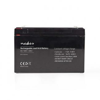 Loodaccu - Nedis (6 V, 10.000 mAh), Doe-het-zelf en Bouw, Gereedschap | Machine-onderdelen en Toebehoren, Verzenden