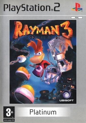 Rayman 3 Hoodlum Havoc-Platinum (PlayStation 2) Gebruikt, Ophalen of Verzenden