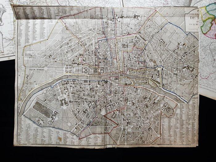 Europa - [LOT van 3] - Frankrijk / Parijs / Lille / Bretagne, Boeken, Atlassen en Landkaarten