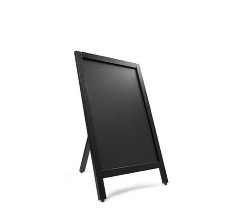 Krijtstoepbord enkelzijdig Zwart 55 x 85 cm - reclamebord, Articles professionnels, Horeca | Mobilier & Aménagement, Envoi