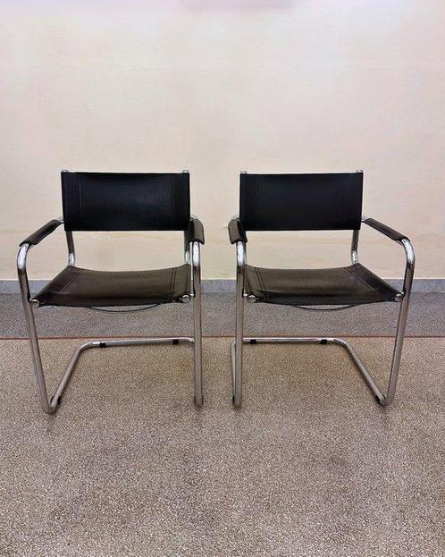 Fasem - Marcel Breuer, Mart Stam - Chaise (2) - S34 - Acier,, Antiek en Kunst, Antiek | Meubels | Stoelen en Sofa's