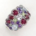 Aigue-marine - Argent, Bague Sanctuaire de Flore & Magie