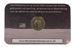 Nederland. Juliana. 25 Cents 1969 Coincard Durf te dromen,