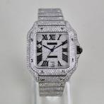 Cartier - Santos de Cartier XL Diamonds - WSSA0009 - Homme -, Nieuw