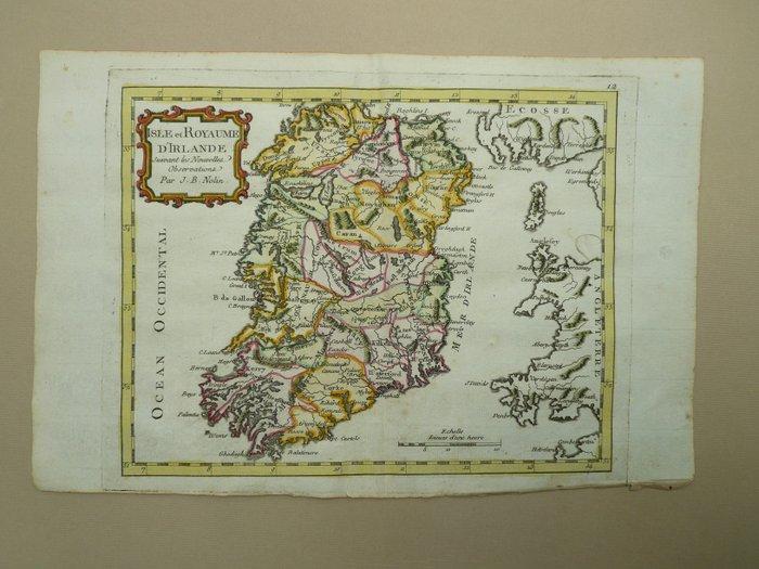 Verenigd Koninkrijk - Ierland; J.B. Nolin - Isle et royaume, Boeken, Atlassen en Landkaarten