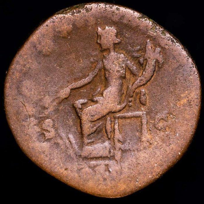 Romeinse Rijk. Marcus Aurelius (AD 161-180). Sestertius, Postzegels en Munten, Munten | Europa | Niet-Euromunten
