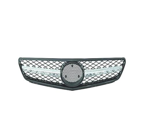 Calandre Pour Mercedes Classe C W204 11-14 Noir Chromé, Autos : Pièces & Accessoires, Carrosserie & Tôlerie, Envoi