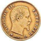 Frankrijk. Napoléon III. 5 Francs 1859-A, Paris