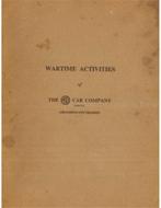 WARTIME ACTIVITIES OF THE MG CAR COMPANY, Livres, Autos | Livres