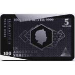 100 gram - Zilver - .9999 - 2022 100g $5 Niue Silver Note, Postzegels en Munten, Edelmetalen en Baren