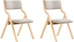 2dekans | SoBuy Set van 2 Klapstoel, Bureaustoel met, Huis en Inrichting, Stoelen, Ophalen of Verzenden, Nieuw