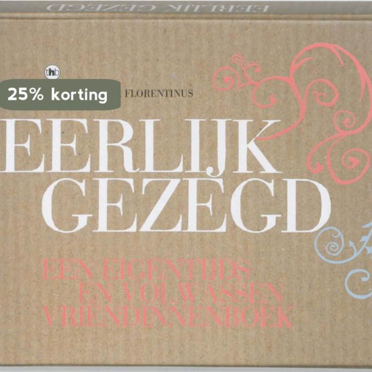 Eerlijk gezegd 5 boekjes in doos 9789044328622, Boeken, Stripverhalen, Gelezen, Verzenden