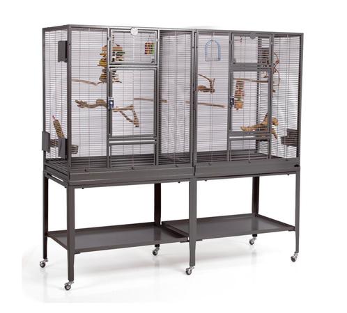 Parkietenkooi Montana New Madeira Double Antiek of Platinum, Dieren en Toebehoren, Vogels | Hokken en Kooien, Vogelkooi, Nieuw