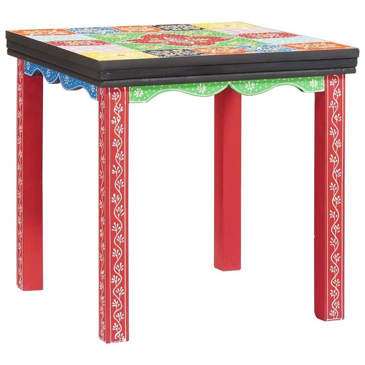 vidaXL Nesttafel Bruin 50 x 50 x 50 cm Massief mangohout, Huis en Inrichting, Tafels | Bijzettafels, Nieuw, Verzenden