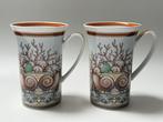 Rosenthal - Versace - Bekerglas (2) - 2 chocolade cups met, Antiek en Kunst