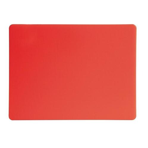 Snijplank | LDPE | Rood | 450x300x10(h)mm Hygiplas, Zakelijke goederen, Horeca | Keukenapparatuur, Nieuw in verpakking, Verzenden
