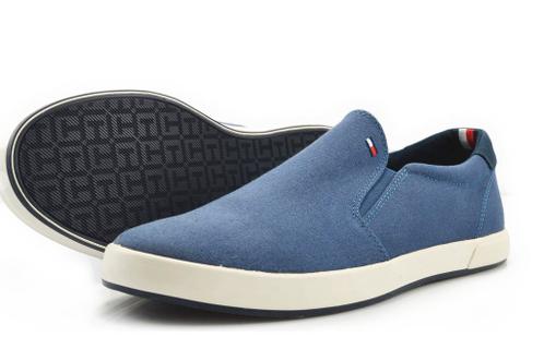 ② Tommy Hilfiger Instappers in maat Blauw — Chaussures — 2ememain