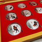 China - Coin Medallion Of The Twelve Chinese Zodiac Animals, Postzegels en Munten