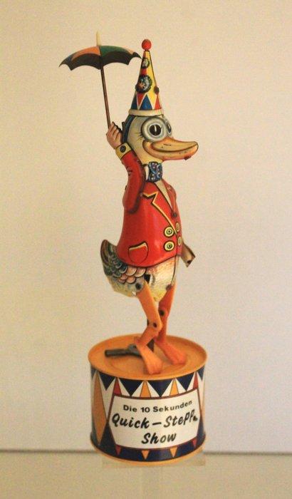 LBZ - Lorens Bolz Zirndorff - Canard dansant avec parapluie, Antiquités & Art, Antiquités | Jouets