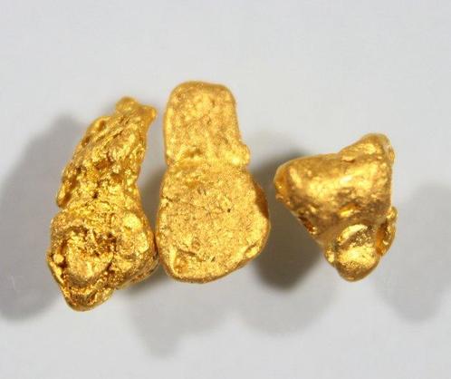 Goud Goud nugget- 1.06 g - (1), Verzamelen, Mineralen en Fossielen