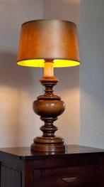 Tafellamp - Kersenhout - Inclusief kap - XXL Lamp