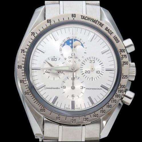 Omega Speedmaster Moonphase 3575.30 uit 2011, Handtassen en Accessoires, Horloges | Heren, Verzenden