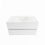 MONDIAZ VICA-DLUX 90cm badmeubel onderkast Talc 2 lades., Ophalen of Verzenden, Nieuw, Overige typen