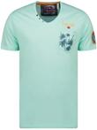 Limited Edition T-shirt V-Hals Met Print Geographical Norway