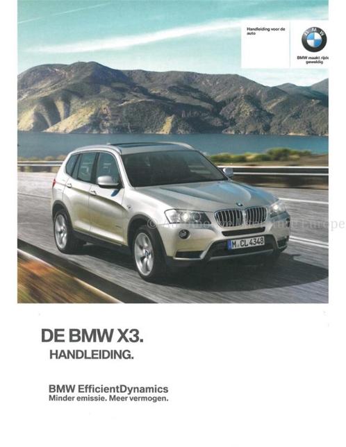 2013 BMW X3 INSTRUCTIEBOEKJE NEDERLANDS, Autos : Divers, Modes d'emploi & Notices d'utilisation