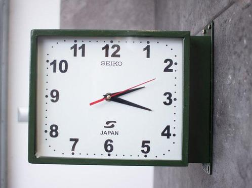 Horloge murale - Seikosha CO. LTD Seiko - Acier, Bakélite,, Antiek en Kunst, Kunst | Designobjecten