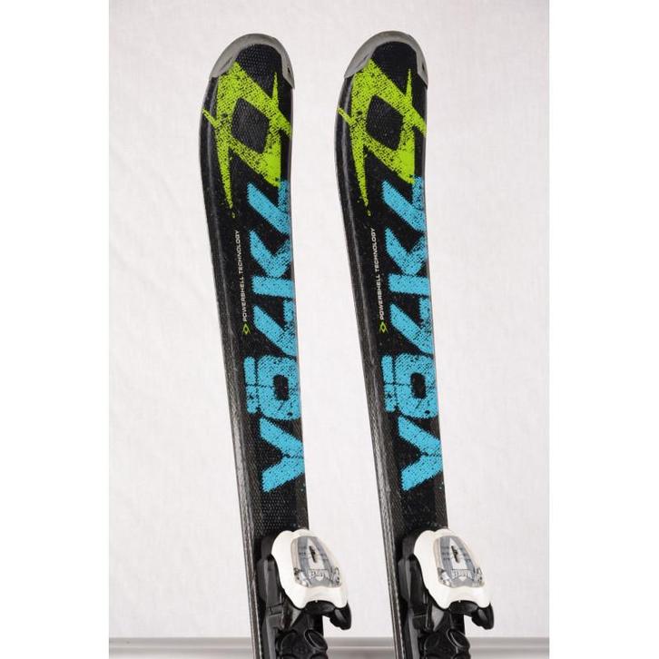 90 150 kinder skis VOLKL RTM jr. Black/blue, power shell te, Sport en Fitness, Skiën en Langlaufen, Verzenden