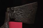 Viking (Nordic) - Ijzeren ritueel vernietigde versierde bijl