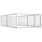 vidaXL Hondenkennel voor buiten 200x400x100 cm, Verzenden, Nieuw
