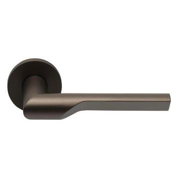 Deurklink RIVIO by Gensler GL101-G op rozet brons, Doe-het-zelf en Bouw, Nieuw, Overige materialen, Klink of Kruk