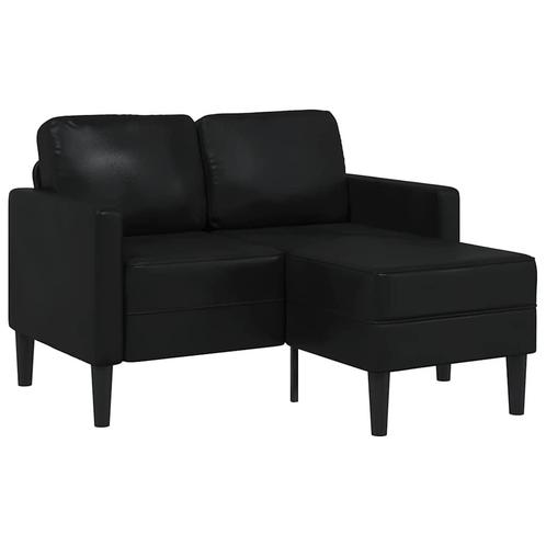 vidaXL 2-zitsbank met ligstoel L-vormig 125 cm kunstleer, Huis en Inrichting, Zetels | Zetels, Nieuw, Verzenden