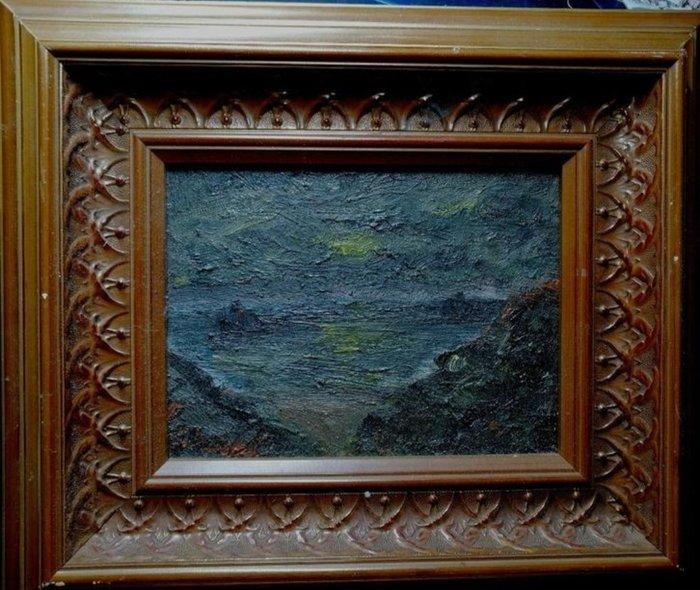 Constant Permeke (1886-1952) - Duinen zee met zeilboot, Antiek en Kunst, Kunst | Schilderijen | Klassiek