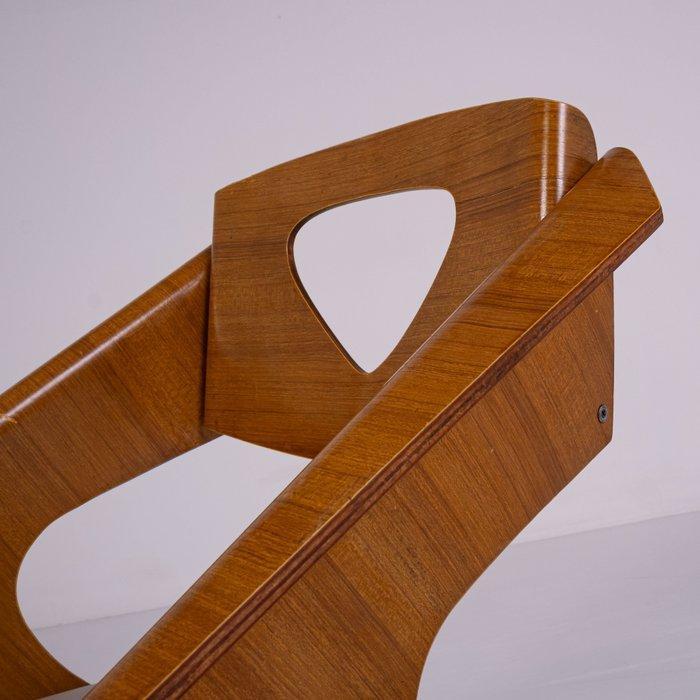 Industria Legni Curvati - Carlo Ratti - Stoel (6) - Staal,, Antiek en Kunst, Kunst | Designobjecten