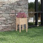 vidaXL Plantenbak 40x40x70 cm massief grenenhout, Tuin en Terras, Verzenden, Nieuw