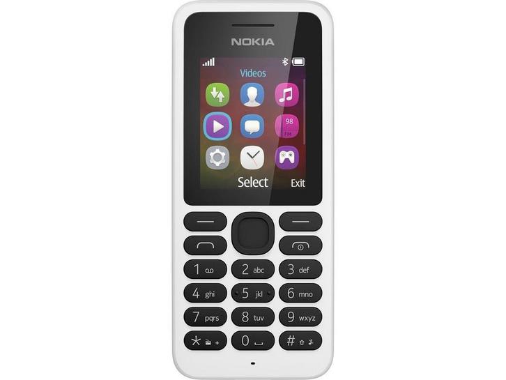 Nokia 130 - Mobiele telefoon - 16 uur video afspelen - Wit, Telecommunicatie, Mobiele telefoons | Toebehoren en Onderdelen, Nieuw