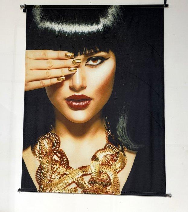 Wanddecoratie - Wanddoek in velvet, Antiek en Kunst, Kunst | Designobjecten