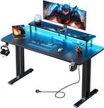 Gaming bureau - Gaming desk - Gaming tafel - 160x60 cm - Zwa, Huis en Inrichting, Verzenden, Nieuw