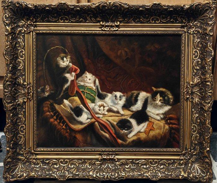 Hollandse school (XX) Naar Cornelis Raaphorst, D’après -, Antiek en Kunst, Kunst | Schilderijen | Klassiek