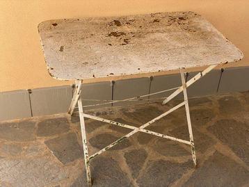 Table - Fer forgé - pliant, fer forgé